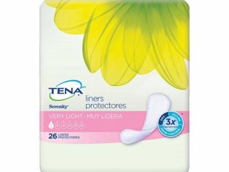 Bladder Control Pad TENA  Serenity  Very Light 8 Inch Length Light Absorbency Dry-Fast Core One Size Case of 156 By Essity Discount