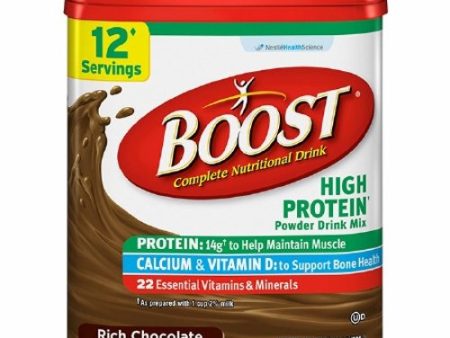 Oral Supplement Boost  High Protein Rich Chocolate Flavor 17.7 oz. Container Canister Powder Case of 4 By Nestle Healthcare Nutrition For Cheap