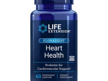 Florassist Heart Health Probiotic 60 Caps By Life Extension Online Sale