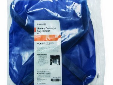 Urinary Drainage Bag Holder 1 X 11.5 Inch, Navy, 1 Each By McKesson on Sale