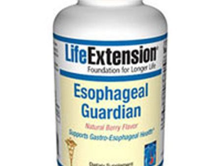 Esophageal Guardian Natural Berry Flavor, 60 Chewable Tabs By Life Extension Hot on Sale