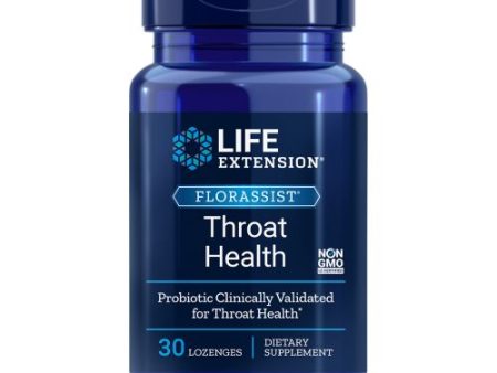 Florassist Throat Health 30 Lozenges By Life Extension Supply