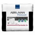 Bladder Control Pad Abri-Man Formula 2 12 Inch Length Light Absorbency Fluff   Polymer Core Formula  14 Bags By Abena Online now