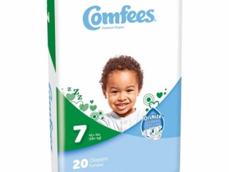 Unisex Baby Diaper Size 7, Case of 80 By Attends on Sale