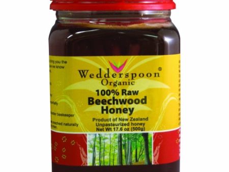 100% Raw Beechwood Honey 17.6 oz By Wedderspoon Fashion