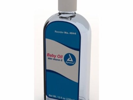 Baby Oil Dynarex 12 oz. Bottle Scented Oil 1 Each By Dynarex Hot on Sale