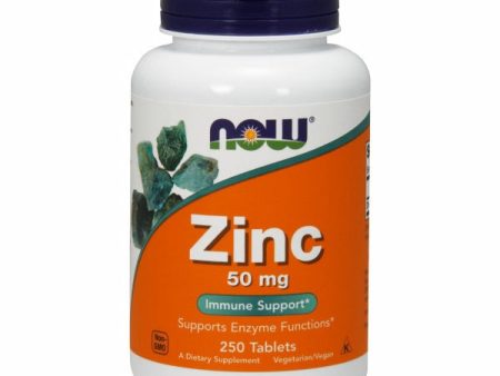 Zinc 250 Tabs By Now Foods Supply