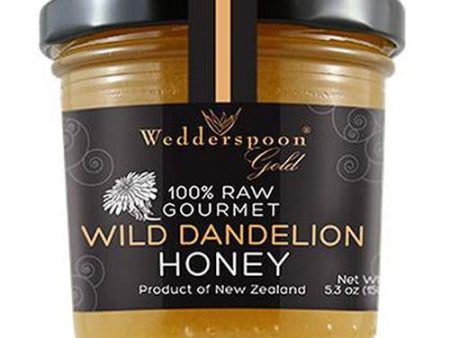 100% Raw Gourmet Wild Dandelion Honey 5.3 OZ By Wedderspoon Organic Discount