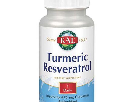 Turmeric Resveratrol 30 Tabs By Kal Online