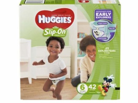 Unisex Baby Diaper Huggies  Little Movers Tab Closure Size 6 Disposable Heavy Absorbency For Sale