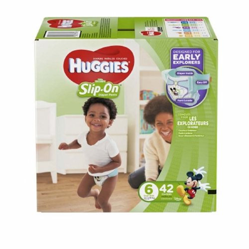 Unisex Baby Diaper Huggies  Little Movers Tab Closure Size 6 Disposable Heavy Absorbency For Sale