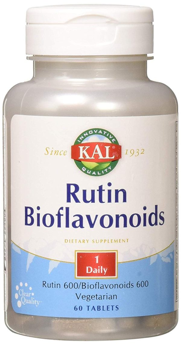 Rutin Bioflavonoids 60 Tabs By Kal Hot on Sale