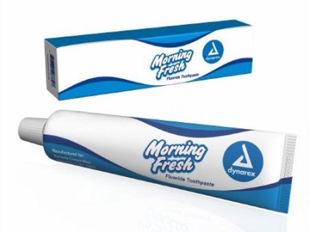 Toothpaste Morning Fresh Mint Flavor 2.75 oz. Tube 12 Count By Dynarex Online Sale