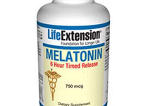 Melatonin 6 Hour Timed Release 60 vegetarian tablets By Life Extension Online now