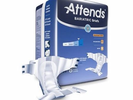 Unisex Adult Incontinence Brief 3X-Large, Case of 32 By Attends Sale