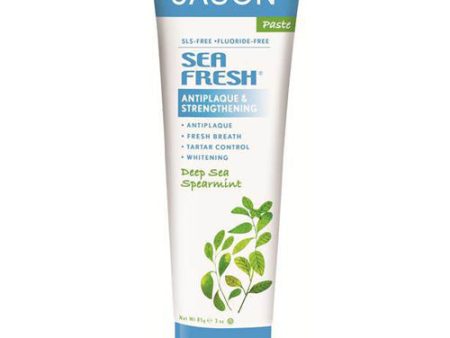 Sea Fresh Antiplaque & Strengthening Toothpaste 3 Oz By Jason Natural Products Fashion