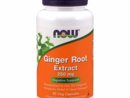 Ginger Root Extract 90 Vcaps By Now Foods Sale