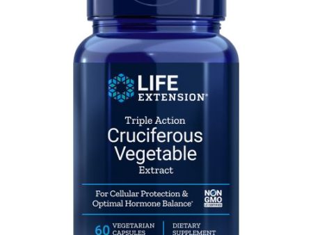 Triple Action Cruciferous Vegetable Extract 60 vcaps By Life Extension Fashion