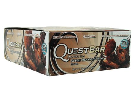 QUEST BAR NAT Double Chocolate Chunk 12  2.12 oz By QUESTBAR Cheap