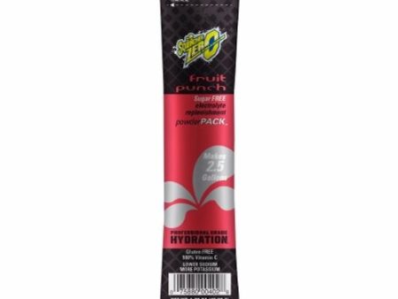 Electrolyte Replenishment Drink Mix Sqwincher  Zero Fruit Punch Flavor 1.76 oz. Punch Flavor 8 Bags By Kent Precision Foods Cheap