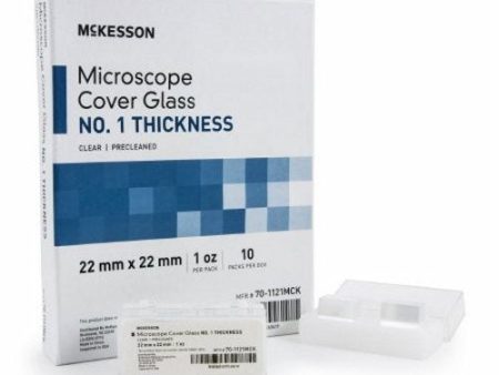 Cover Glass 10 Count By McKesson For Sale