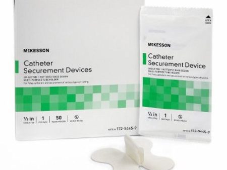 Catheter Securement Device  NonSterile, 2.5 Inch Tab 1 Each By McKesson For Discount