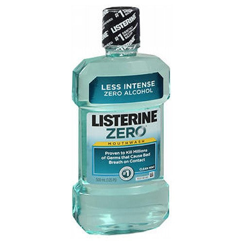 Listerine Zero Antiseptic Mouthwash Cool Mint 16.9 oz By Listerine Online Hot Sale