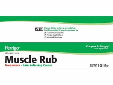 Topical Pain Relief Muscle Rub Cream 3 oz Online Sale