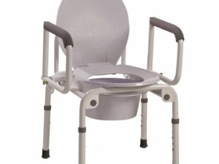 Commode Chair Fabrication Enterprises Drop Arm Steel Frame 1 Each By Fabrication Enterprises Fashion