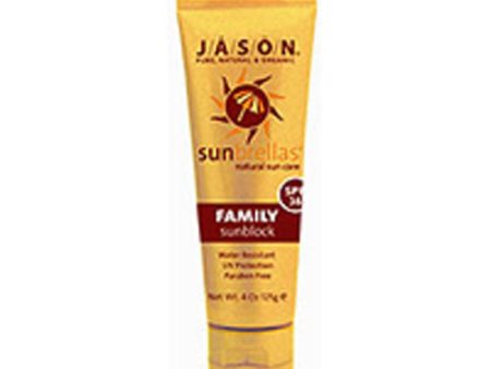 Family Sunblock SPF 45 4 oz By Jason Natural Products Sale