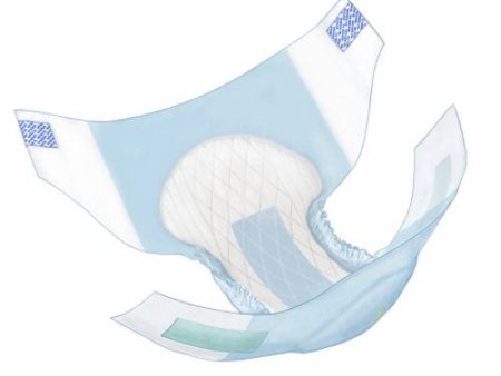 Unisex Adult Incontinence Brief White, 12 Bags By Cardinal on Sale