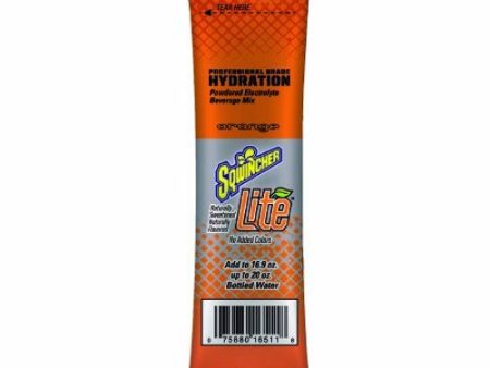 Electrolyte Replenishment Drink Mix Sqwincher Lite  Orange Flavor 1 oz. Orange Flavor 8 Bags By Kent Precision Foods Hot on Sale