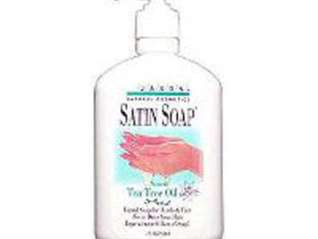 Satin Soap Tea Tree Oil w Pump 16 Fl Oz By Jason Natural Products Fashion