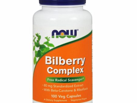 Bilberry Complex 100 Caps By Now Foods For Sale