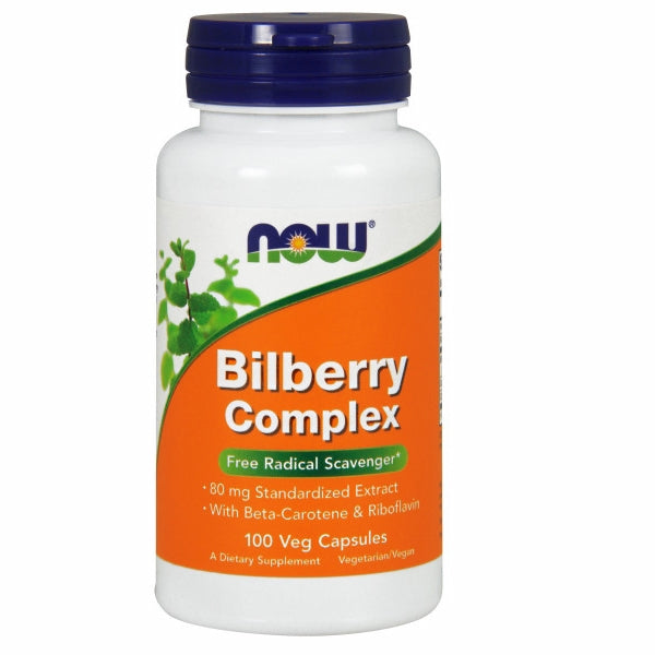 Bilberry Complex 100 Caps By Now Foods For Sale