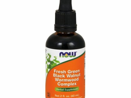 Fresh Green Black Walnut Wormwood Complex 2 oz By Now Foods Hot on Sale