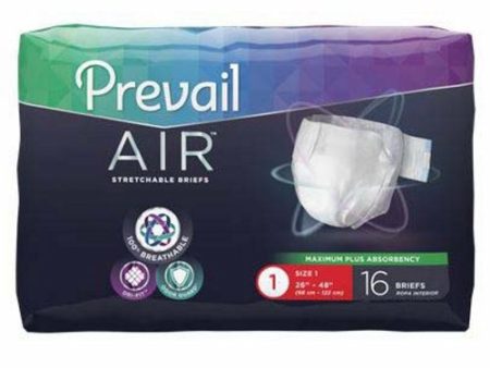 Unisex Adult Incontinence Brief Size 1, 16 Bags By First Quality Supply