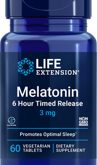 Melatonin 6 Hour Timed Release 100 Vcaps By Life Extension Sale