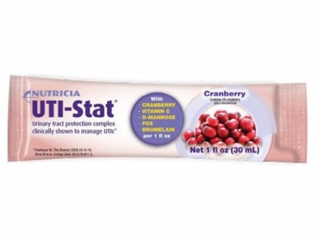 Oral Supplement UTI-Stat Cranberry Flavor Case of 96 By Medical Nutrition Online Sale