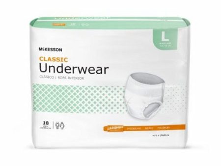 Unisex Adult Absorbent Underwear Case of 72 By McKesson Discount