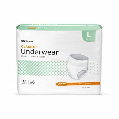 Unisex Adult Absorbent Underwear Case of 72 By McKesson Discount