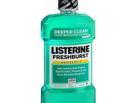 Listerine Antiseptic Mouthwash Fresh Burst 33.8 oz By Listerine Online Sale