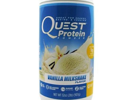 Protein Powder Vanilla Milkshake 2 lbs By QUESTBAR Online Hot Sale