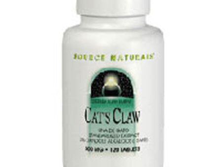 Cat s Claw 3% Standardized Ext. 60 Tabs By Source Naturals Online