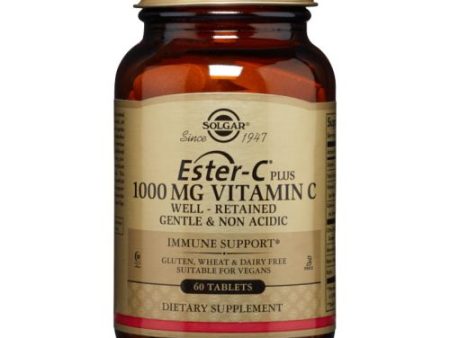 Ester-C Plus Vitamin C (Ester-C Ascorbate Complex) 60 Tabs By Solgar Online Hot Sale