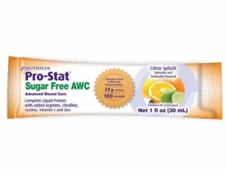 Protein Supplement Pro-Stat  Sugar Free AWC Citrus Splash Flavor 1 oz. Unit Dose Pack Ready to Use Case of 96 By Medical Nutrition Online now