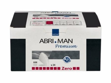 Bladder Control Pad Abri-Man Zero 7 Inch Length Light Absorbency Fluff   Polymer Core M0 Adult Male  24 Bags By Abena Online now