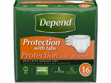 Unisex Adult Incontinence Brief Case of 48 By Kimberly Clark Cheap