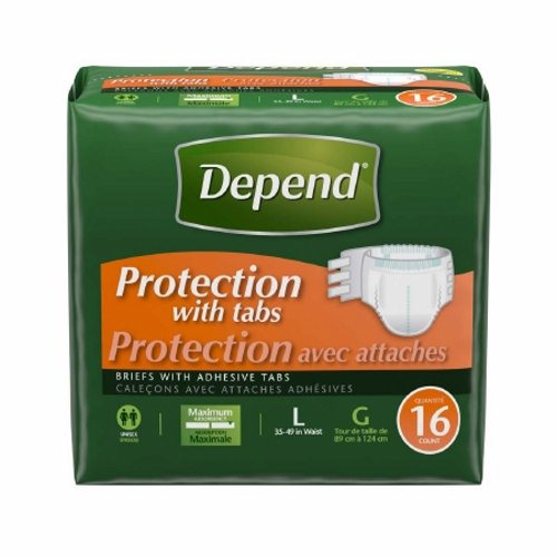 Unisex Adult Incontinence Brief Case of 48 By Kimberly Clark Cheap