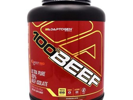 100% Beef 4 lbs By Adaptogen Science For Discount